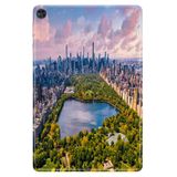 Huawei MatePad T10S ile Uyumlu 10.1" Desenli Silikon Tablet Kılıfı, Central Park, Çok Renkli avonm-v-cvr459780