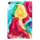 Huawei MatePad T10S ile Uyumlu 10.1" Desenli Silikon Tablet Kılıfı, UV Baskılı, Çok Renkli avonm-v-cvr459917
