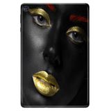 Huawei MatePad T10S ile Uyumlu 10.1" Tablet Kılıfı, Desenli Silikon, Altın Makyaj avonm-v-cvr459762