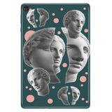 Huawei MatePad T10S ile Uyumlu 10.1" Tablet Kılıfı, Desenli Silikon, Art Poster avonm-v-cvr459764