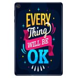 Huawei MatePad T10S ile Uyumlu 10.1" Tablet Kılıfı, Desenli Silikon, Everything avonm-v-cvr459799