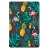 Huawei MatePad T10S ile Uyumlu 10.1" Tablet Kılıfı, Desenli Silikon, Pink Flamingo avonm-v-cvr459896