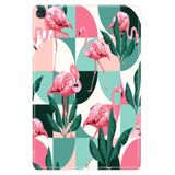 Huawei MatePad T10S ile Uyumlu 10.1" Tablet Kılıfı, Desenli Silikon, Pink Flamingos avonm-v-cvr459894