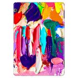 Huawei MediaPad T3 9.6" ile Uyumlu Desenli Silikon Tablet Kılıfı, Abstract, Çok Renkli avonm-v-cvr459959