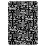 Huawei MediaPad T3 9.6" ile Uyumlu Desenli Silikon Tablet Kılıfı, MonoChrome, Arka Kapak avonm-v-cvr460073