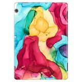 Huawei MediaPad T3 9.6" ile Uyumlu Desenli Silikon Tablet Kılıfı, UV Baskılı, Çok Renkli avonm-v-cvr460116