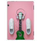 Huawei MediaPad T3 9.6" ile Uyumlu Desenli Silikon Tablet Kılıfı, UV Baskılı, Sneaker Desen avonm-v-cvr460120