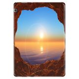 Huawei MediaPad T5 10.1" ile Uyumlu Desenli Silikon Tablet Kılıfı, UV Baskılı, Cool Manzara avonm-v-cvr460184