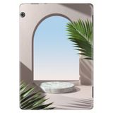 Huawei MediaPad T5 10.1" ile Uyumlu Desenli Silikon Tablet Kılıfı, UV Baskılı, Sunlight avonm-v-cvr460324