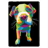 Huawei MediaPad T5 10.1" ile Uyumlu Desenli Silikon Tablet Kılıfı, Yavru Pitbull, Çok Renkli avonm-v-cvr460344