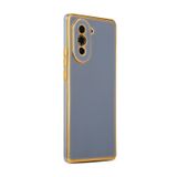Huawei Nova 10 Kılıf Parlak Kenarlı Altın Işlemeli Kamera Korumalı Kapak Bark