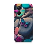 Huawei Nova 10 Se Uyumlu Renkli Taş Desenli Silikon Kılıf