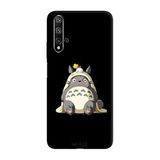 Huawei Nova 5T İle Uyumlu Siyah Forest Giant Desenli Silikon Kılıf