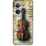 Huawei Nova 9 Se Uyumlu Eski Keman Desenli Silikon Kılıf