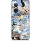 Huawei Nova 9 Se Uyumlu Mavi Oyuncaklar Desenli Silikon Kılıf