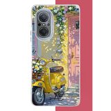 Huawei Nova 9 Se Uyumlu Sarı Mobilet Baskılı Silikon Kılıf