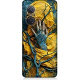 Huawei Nova 9 Se Uyumlu Sarı Yağmurluk Desenli Silikon Kılıf