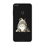 Huawei P 9 Lite 2017 İle Uyumlu Siyah Forest Giant Desenli Silikon Kılıf