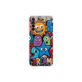 Huawei P Smart 2021 ile Uyumlu Grafiti Dream Street Tasarımlı Şeffaf Silikon Kılıf