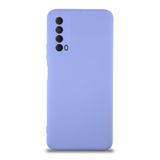 Huawei P Smart 2021 ile uyumlu Kapak Içi Kadife Kamera Korumalı Lansman Silikon Kılıf - Lila