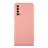 Huawei P Smart 2021 ile uyumlu Kapak Içi Kadife Kamera Korumalı Lansman Silikon Kılıf - Pembe