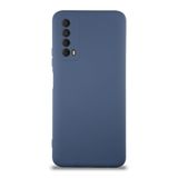 Huawei P Smart 2021 ile uyumlu Kapak Içi Kadife Kamera Korumalı Lansman Silikon Kılıf - Petrol Mavisi
