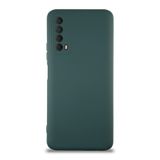 Huawei P Smart 2021 ile uyumlu Kapak Içi Kadife Kamera Korumalı Lansman Silikon Kılıf - Yeşil