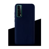 Huawei P Smart 2021 İle Uyumlu Kılıf Kamera Korumalı Silikon Rubber Arka Kapak Siyah