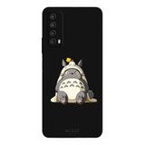 Huawei P Smart 2021 İle Uyumlu Siyah Forest Giant Desenli Silikon Kılıf