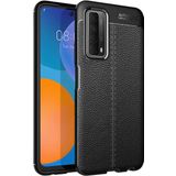 Huawei P Smart 2021 Kılıf Deri Desenli Kamera Korumalı Silikon
