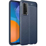 Huawei P Smart 2021 Kılıf Deri Görünümlü Renk Atmayan Dayanaklı Silikon Kapak Niss