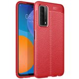 Huawei P Smart 2021 Kılıf Focus Derili Kamera Korumalı Silikon Kılıf