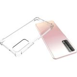 Huawei P Smart 2021 Kılıf Mnc Nitro Anti Shock Silikon-Renksiz