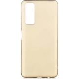 Huawei P Smart 2021 Kılıf Mnc Premier Silikon Kapak-Gold