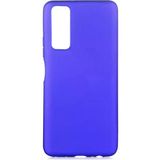 Huawei P Smart 2021 Kılıf Mnc Premier Silikon Kapak-Saks Mavi