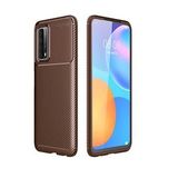 Huawei P Smart 2021 Kılıf Zore Negro Karbon Tasarım Silikon Kılıf