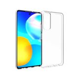 Huawei P Smart 2021 Şeffaf Kılıf Yumuşak İnce Tasarımlı Kapak Süper renksiz