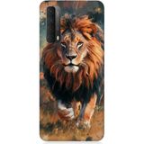 Huawei P Smart 2021 Uyumlu Aslan Portresi Desenli Silikon Kılıf