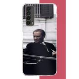 Huawei P Smart 2021 Uyumlu Atatürk Makam Arabasında Baskılı Silikon Kılıf