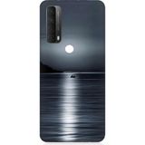 Huawei P Smart 2021 Uyumlu Ay Işığı Desenli Silikon Kılıf