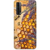 Huawei P Smart 2021 Uyumlu Bal Peteği Desenli Silikon Kılıf
