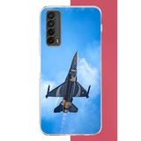 Huawei P Smart 2021 Uyumlu Gökyüzüne Yükseliş Baskılı Silikon Kılıf