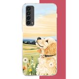 Huawei P Smart 2021 Uyumlu Golden Köpek Baskılı Silikon Kılıf