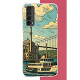 Huawei P Smart 2021 Uyumlu İstanbul Baskılı Silikon Kılıf
