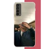 Huawei P Smart 2021 Uyumlu J. Robert Oppenheimer Baskılı Silikon Kılıf