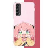 Huawei P Smart 2021 Uyumlu Kawaii Küçük Kız2 Baskılı Silikon Kılıf