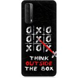 Huawei P Smart 2021 Uyumlu Kutunun Dışında Desenli Silikon Kılıf