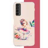 Huawei P Smart 2021 Uyumlu Minik Balerin1 Baskılı Silikon Kılıf
