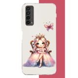Huawei P Smart 2021 Uyumlu Minik Prenses Baskılı Silikon Kılıf