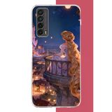 Huawei P Smart 2021 Uyumlu Rapunzel Baskılı Silikon Kılıf